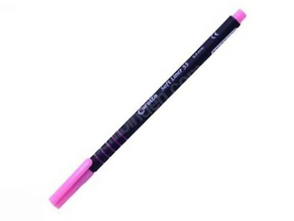 Caretta Soft Liner Keçe Uç Kalem Açık Pembe CS-55-16  10 Lu (1 Paket 10 Adet) ürün görseli 1