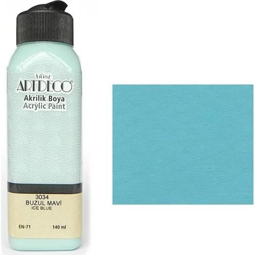 Artdeco Akrilik Boya 140 Ml Buzul Mavi Y-070R-3034 ürün görseli 1