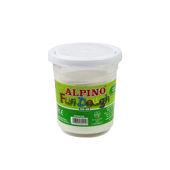 Alpino Oyun Hamur Tek Renk Beyaz 130 Gr Dp-0003008 ürün görseli 1