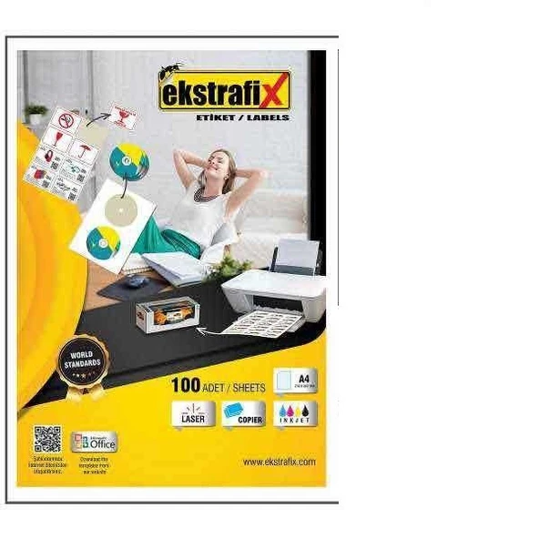 Ekstrafix Lazer Etiket 105X56Mm Fix-5510 8699071155102 ürün görseli 1