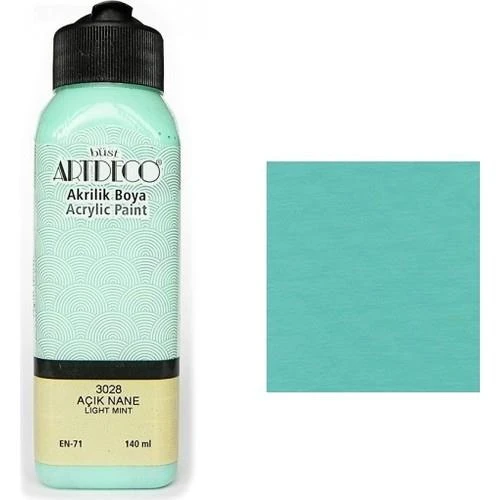 Artdeco Akrilik Boya 140 Ml Açık Nane Y-070R-3028 ürün görseli 1
