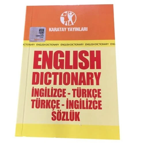 4E Karatay İngilizce Sözlük 1.Hamur Karton Kapak 153-08-2609 ürün görseli 1