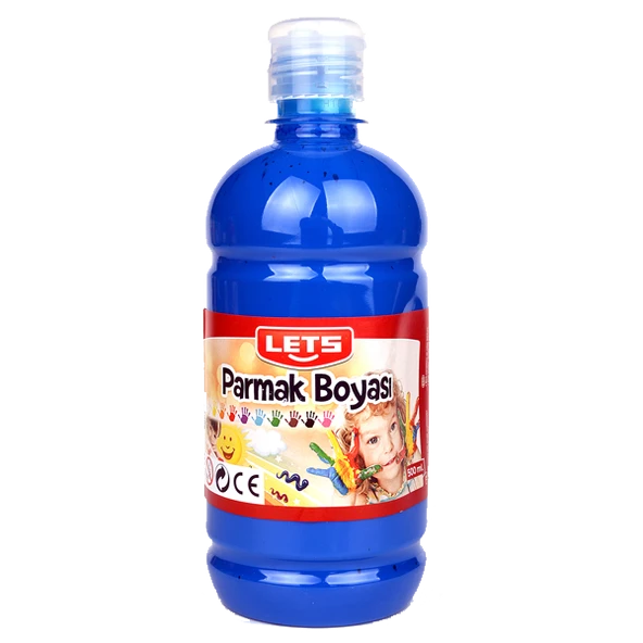 Lets L-5006 Parmak Boyası Mavi 500 Ml. ürün görseli 1