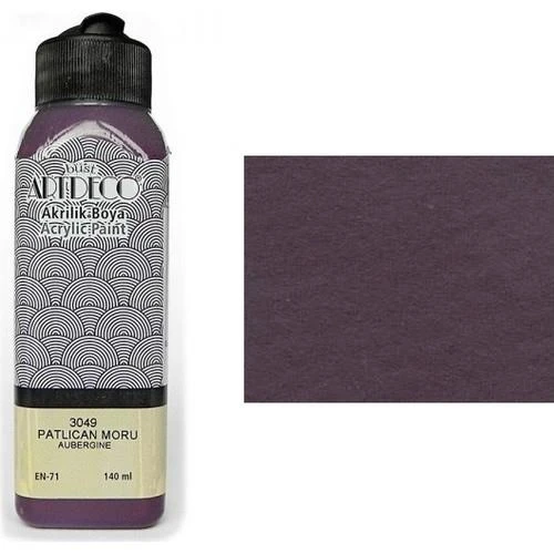 Artdeco Akrilik Boya 140 Ml Patlıcan Moru Y-070R-3049 ürün görseli 1