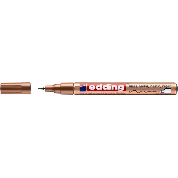 Edding 780 Markör Boya Kalemi 0.8 Mm Bakır Yuvarlak Uçlu (10 Lu Paket) ürün görseli 1