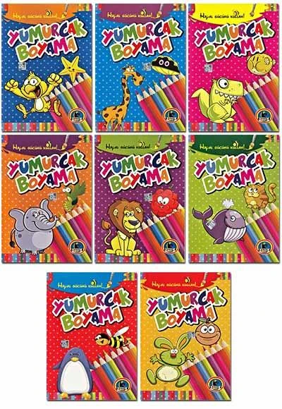 4E Karatay Boyama Yumurcak 8 Li  Seri (1 Paket 8 Adet) 153-08-2636 ürün görseli 1