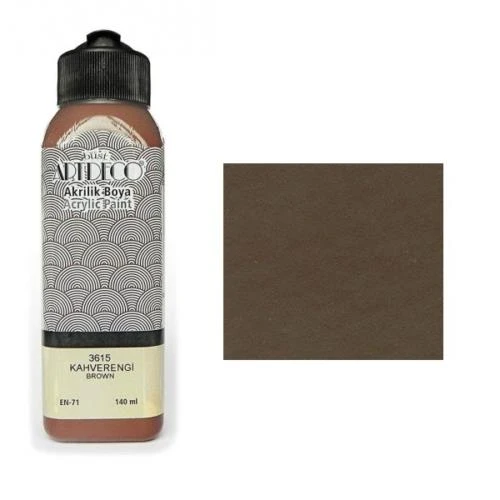 Artdeco Akrilik Boya 140 Ml Kahve Y-070R-3615 ürün görseli 1
