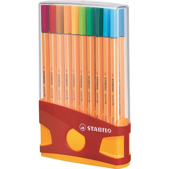 Stabilo İnce Uçlu Keçeli Kalem 88 Point 0.4 MM Karışık Renk 20 Lİ Colorparade 8820-03 ürün görseli 1