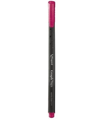 Maped 749126 Fineliner Keçe Uç Kalem 12 Li Koyu Pembe (1 Paket 12 Adet) ürün görseli 1