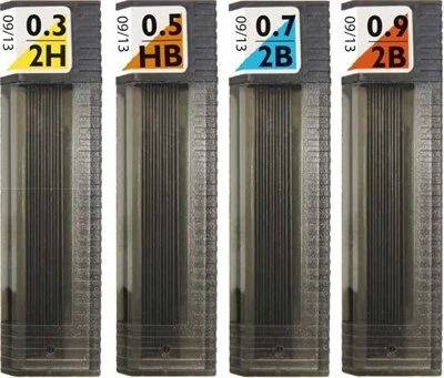 Tombow Min 0,5 Mm 3B Versatil Kalem Ucu Klasik 12 Li (1 Paket 12 Tüp) ürün görseli 1