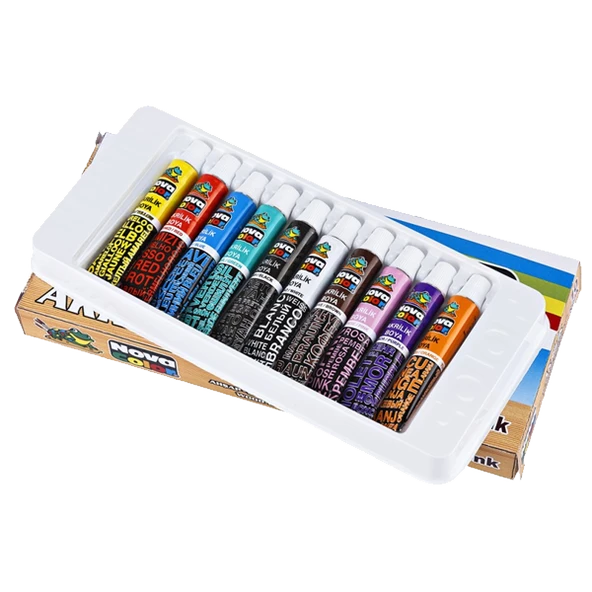 Nova Color Nc-287 Akrilik Boya Tüp 7 Gr. 10 Lu ürün görseli 1