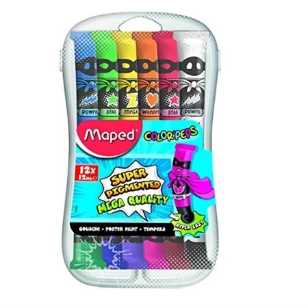 Maped Guaj Boya Ana Renk 6X75 Ml Karton Kutu 810011 ürün görseli 1