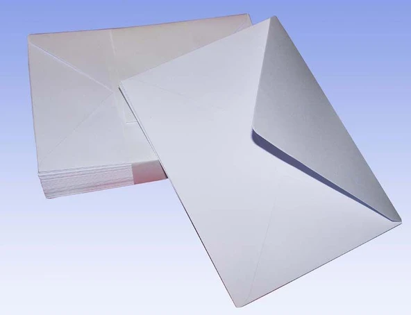Doğan AS-5002 Davetiye Zarfı 090X140 Mm Beyaz 110 Gr 500 Lü (1 Paket 500 Adet) ürün görseli 1