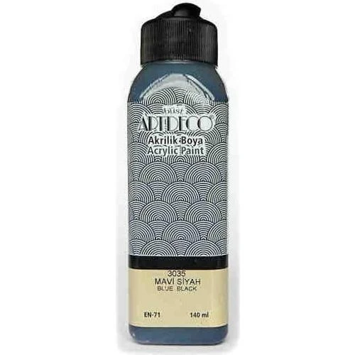 Artdeco Akrilik Boya 140 Ml Mavi Siyah Y-070R-3035 ürün görseli 1