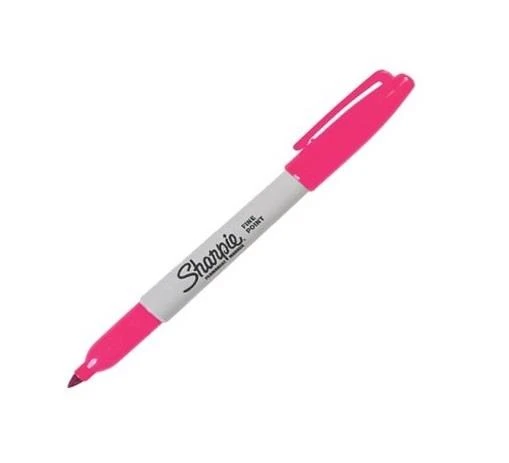 Sharpie 1785137 Markör Permanent Kalem Fine Yuvarlak Uçlu Macenta (12 Li Kutu) ürün görseli 1
