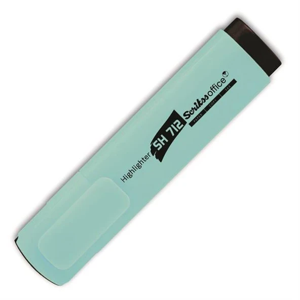 Scrikss Sh-712 Fosforlu Kalem Pastel Turkuaz 12 Li (1 Paket 12 Adet) ürün görseli 1