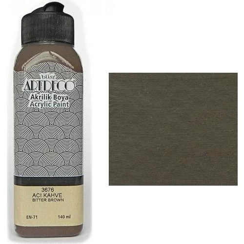 Artdeco Akrilik Boya 140 Ml Acı Kahve Y-070R-3676 ürün görseli 1