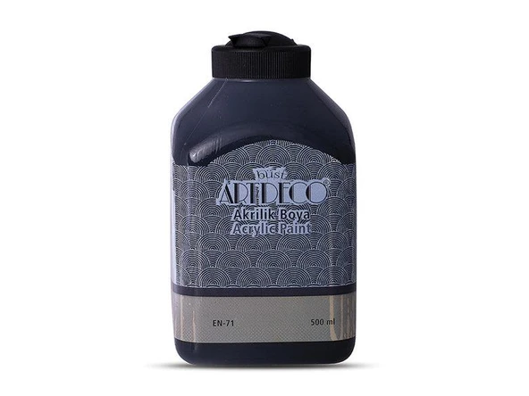Artdeco Akrilik Boya 500 Ml Siyah Y-070L-3618 ürün görseli 1