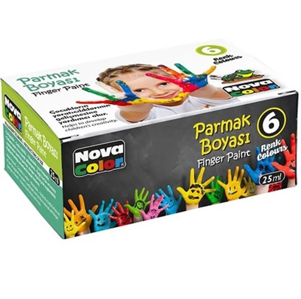 Nova Color Nc-460 Parmak Boyası 12 Li Takım ürün görseli 1