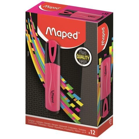 Maped Fosforlu Kalem Mono Pembe 12 Li 742536 (1 Paket 12 Adet) ürün görseli 1