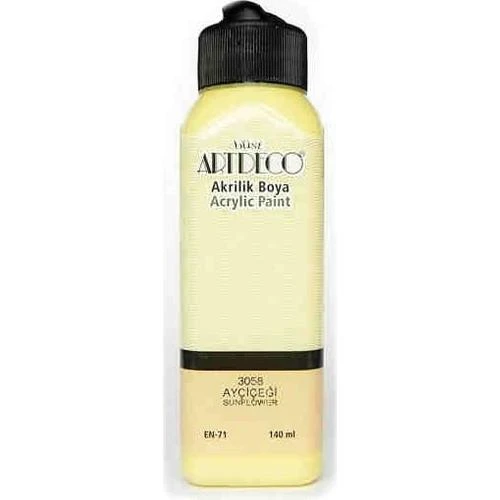Artdeco Akrilik Boya 140 Ml Ayçiçeği Y-070R-3058 ürün görseli 1