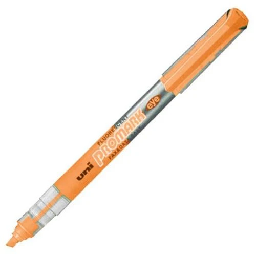 Uni-Ball Usp-105 Fosforlu Kalem Promark Eye Cep Tipi Turuncu (12 Li Kutu) ürün görseli 1