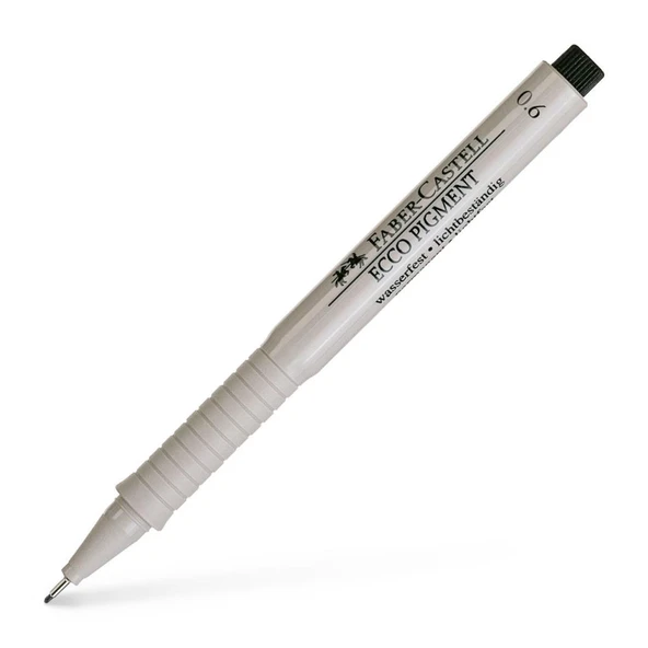 Faber-Castell Çizim Kalemi Ecco Pigment 0.6 Mm Siyah 16 66 99 (10 Lu Paket) ürün görseli 1