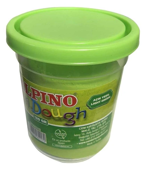 Alpino Oyun Hamur Tek Renk Açık Yeşil 130 Gr Dp-000310 ürün görseli 1