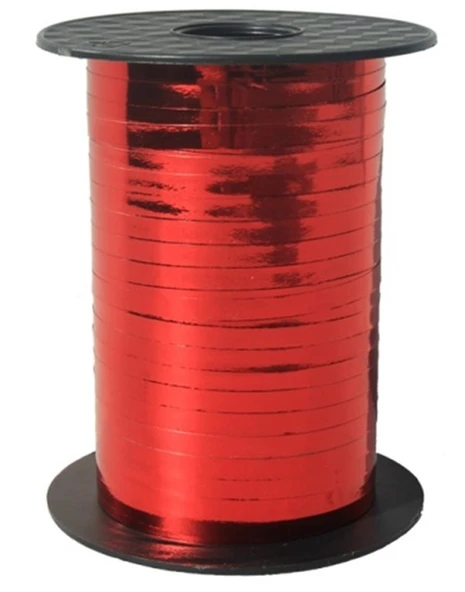 Nedi Rabant 8 Mm X 200 Mt San Metalik Kırmızı Rafya ürün görseli 1