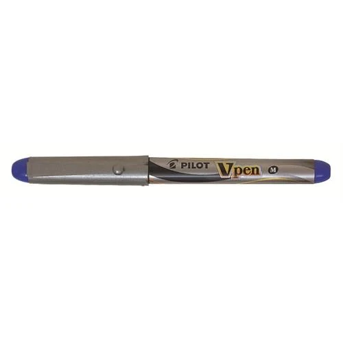 Pilot Vpen Dolma Kalem Silver Mavi Svp-4M-L 12 Li (1 Paket 12 Adet) ürün görseli 1