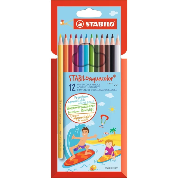 Stabilo Aquacolor Boya Kalemi 12 Li 1612-6 ürün görseli 1