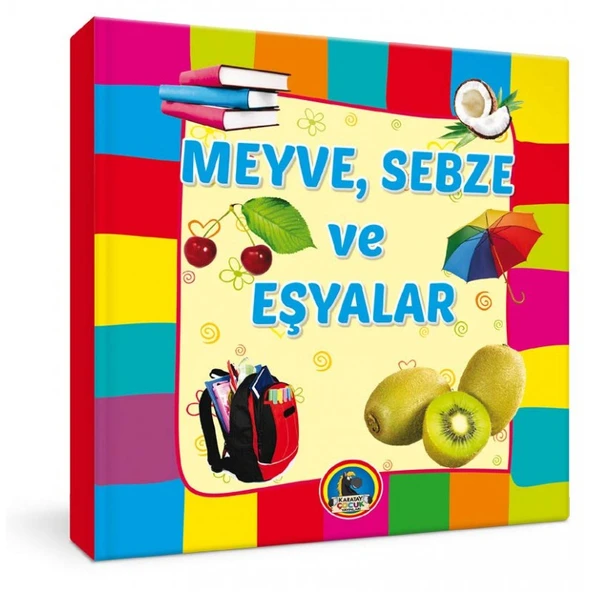 4E Karatay Meyve Sebze Ve Eşyalar Defteri Büyük Boy ürün görseli 1