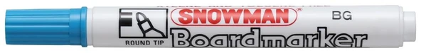 Snowman Bg12 Tahta Kalemi Yuvarlak Uçlu Açık Mavi (12 Li Kutu) ürün görseli 1