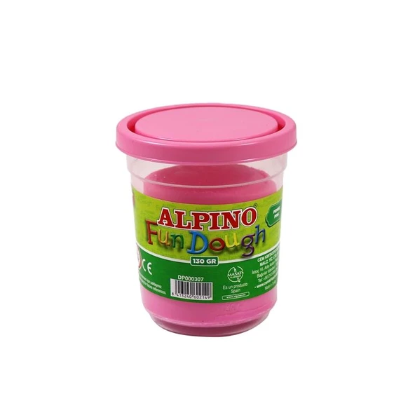 Alpino Oyun Hamur Tek Renk Pembe 130 Gr Dp-0003007 ürün görseli 1
