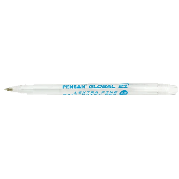 Pensan Tükenmez Kalem Global 0.5 MM Mavi 2221 12 li (1 Paket 12 Adet) PE02221TKMA ürün görseli 1
