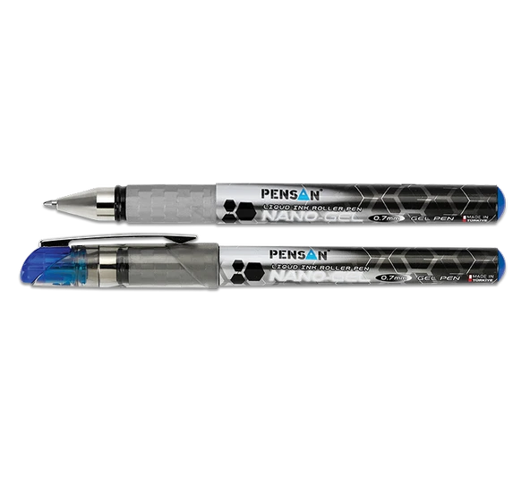 Pensan Nano Jel Roller Kalem 0,7 Mm Siyah Pe06020Rksı 12 Li (1 Paket 12 Adet) ürün görseli 1