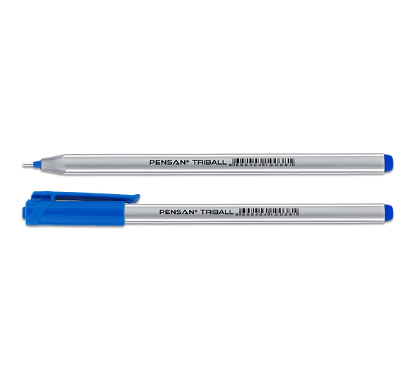Pensan Triball Tükenmez Kalem 1,0 Mm Mavi 12 Li (1 Paket 12 Adet) ürün görseli 1