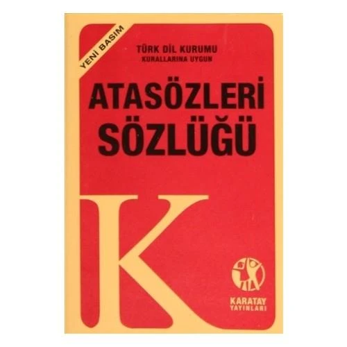 4E Karatay Atasözleri 2013 Plastik Kapak 153-08-2753 ürün görseli 1