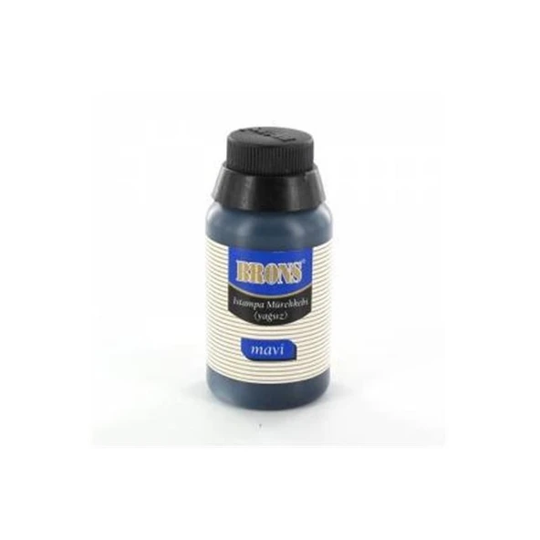 Brons Br-315 İstampa Mürekkebi 30 Cc Mavi 12 Li (1 Paket 12 Adet) ürün görseli 1