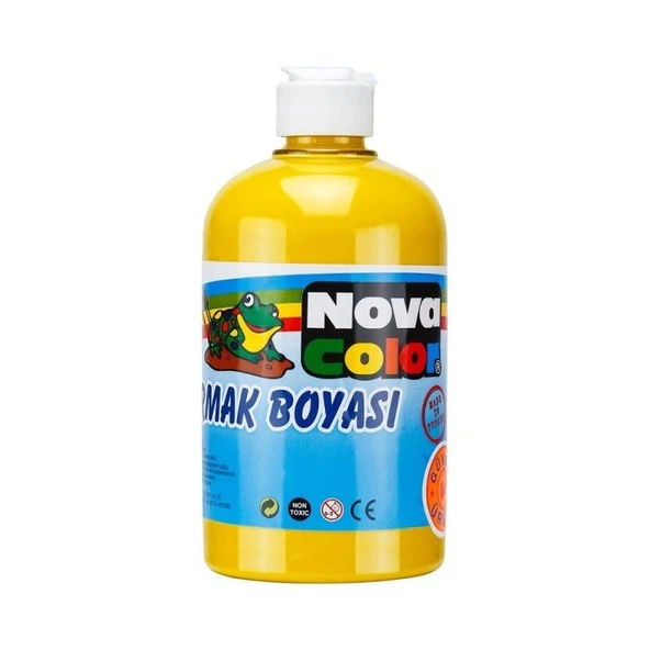 Nova Color Nc-370 Parmak Boyası 500 Gr Sarı ürün görseli 1