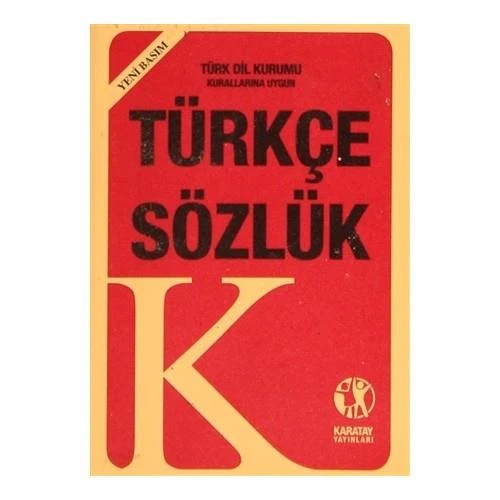 4E Karatay Türkçe Sözlük Plastik Kapak Sarı 153-08-2780 ürün görseli 1