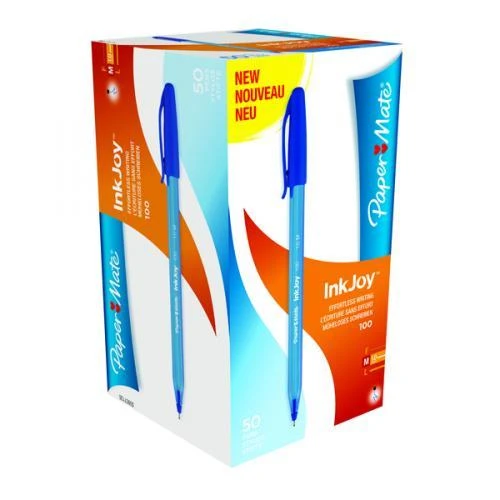Papermate Inkjoy 100 Tükenmez Kalem M. Mavi 50 Li S0957130(1 Paket 50 Adet) ürün görseli 1