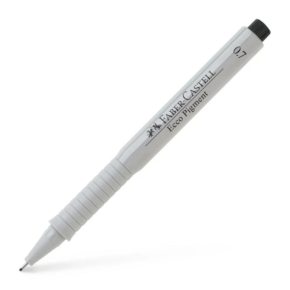 Faber-Castell Çizim Kalemi Ecco Pigment 0.7 Mm Siyah 16 67 99 (10 Lu Paket) ürün görseli 1