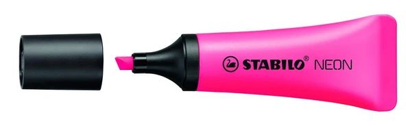 Stabilo 72/56 Fosforlu Kalem Neon Pembe (10 Lu Kutu) ürün görseli 1