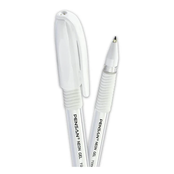 Pensan Neon Jell Kalem 1,0 Mm Beyaz Tekli (1 Adet) ürün görseli 1