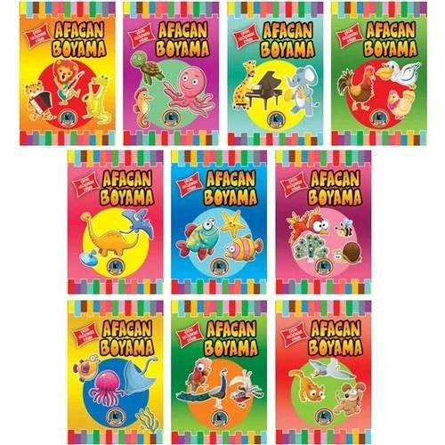 4E Karatay Boyama Afacan Beheri 10 Kitap 153-08-2788 ürün görseli 1