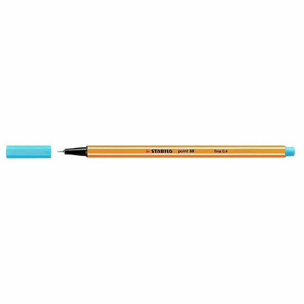 Stabilo 88/51 Keçe Uçlu İnce Kalem 88 Point 0.4 Mm Turkuaz (10 Lu Kutu) ürün görseli 1