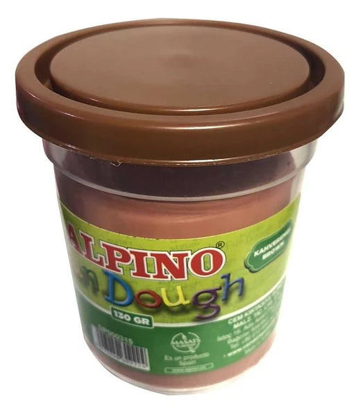 Alpino Oyun Hamur Tek Renk Kahverengi 130 Gr Dp-000315 ürün görseli 1