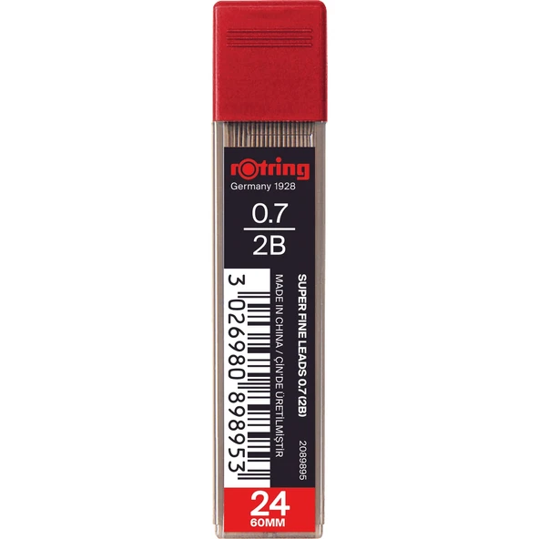 Rotring Min Super Polymer 2B 0.7 Mm Versatil Kalem Ucu 2089895 12 Li (1 Paket 12 Tüp) ürün görseli 1