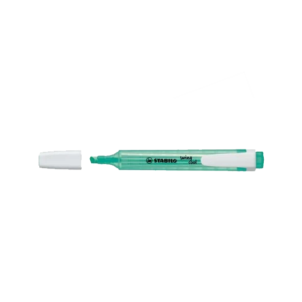 Stabilo Swing Cool Fosforlu Kalem Turkuaz 10 Lu (1 Paket 10 Adet) ürün görseli 1